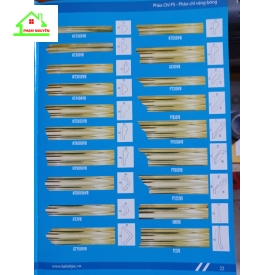 Phào chỉ vàng bóng 
