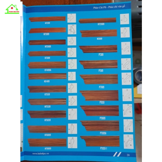 PS phào chỉ vân gỗ2